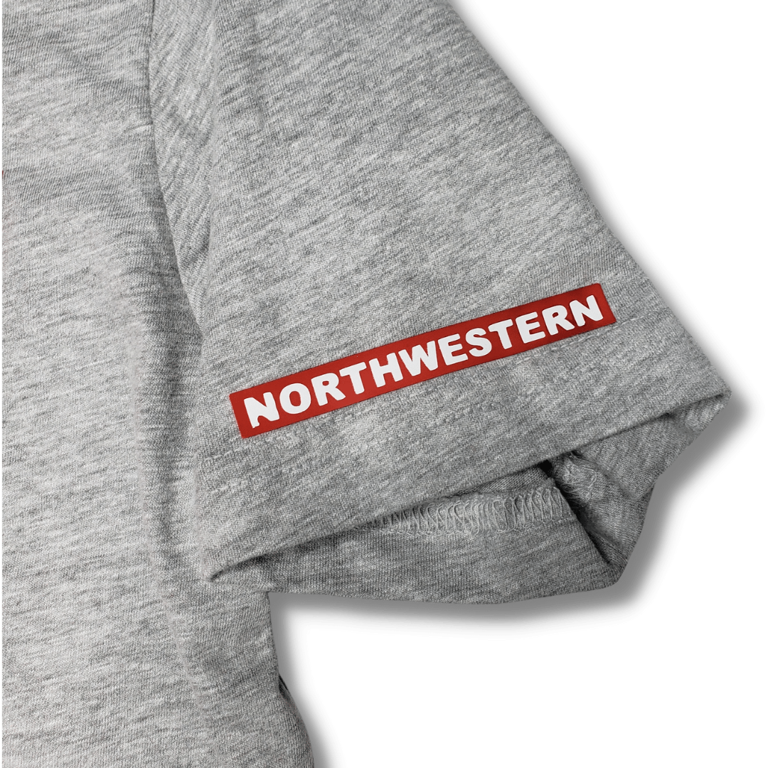 Short Sleeve RID Tee (Gray, Red and White)