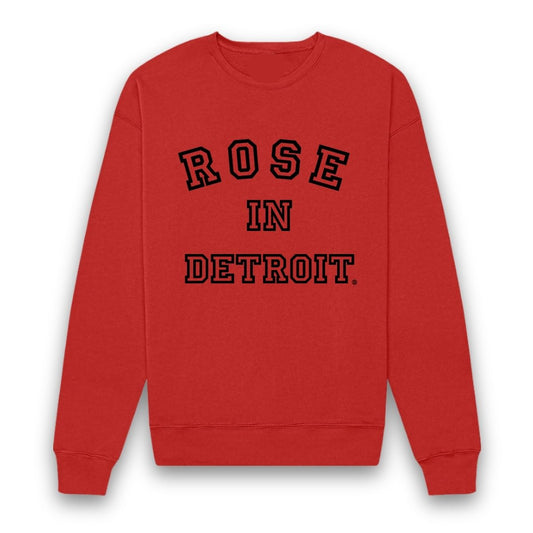 Rose In Detroit Air D™ Sweatshirt ( Red and Black)