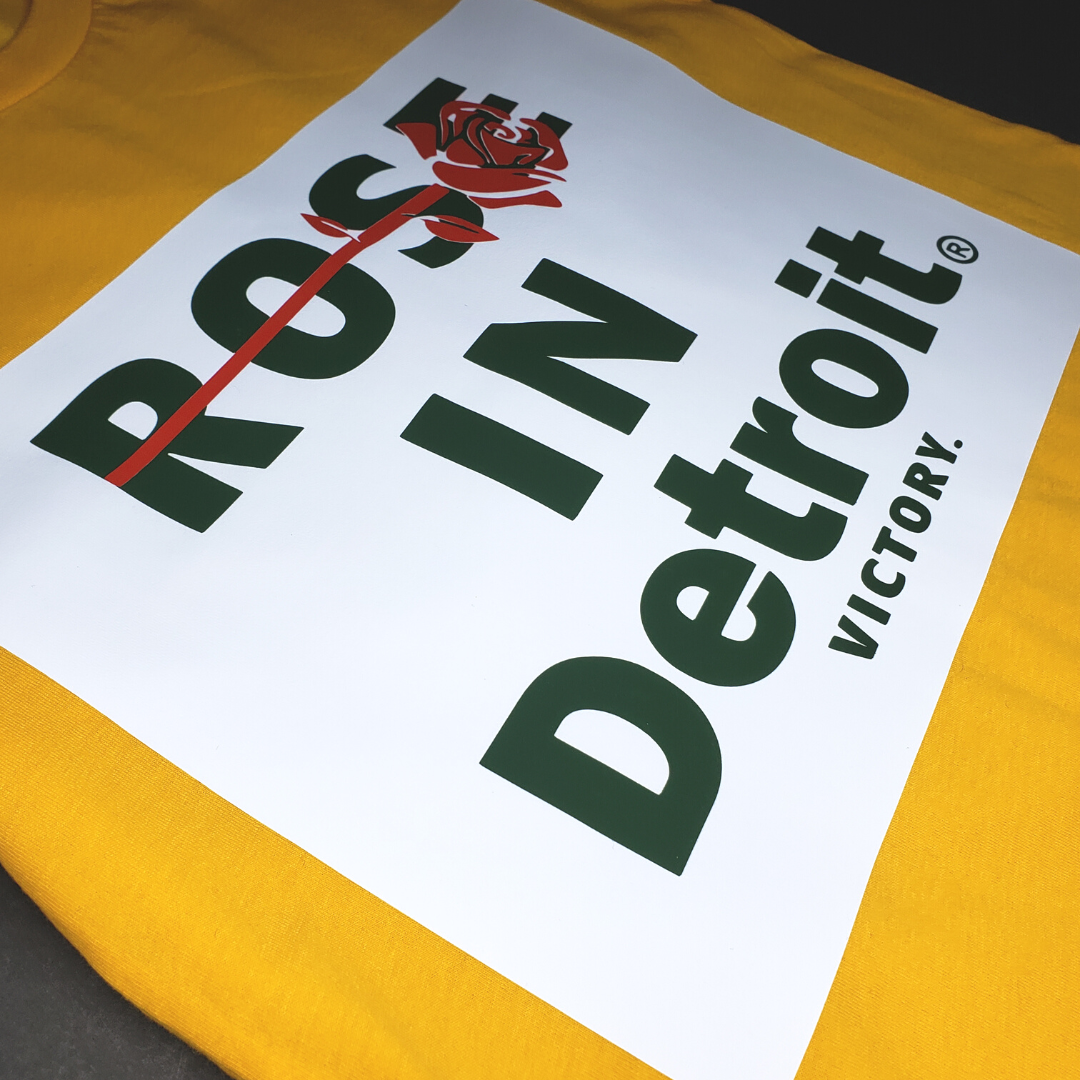 Short Sleeve RID Tee (Yellow Gold, White and Dark Green)